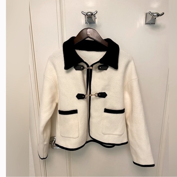 Cute knit winter jacket NWOT - Picture 3 of 7